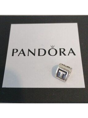 Pandora Retired Sterling Silver Alphabet Bead - Letter T - 790323T